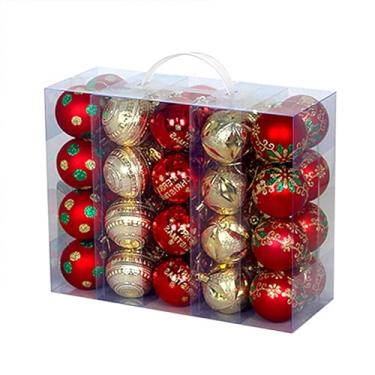 Imagem de Nishiyuenyi Conjunto de 40 Bolas de Natal Leves com Furo para Pendurar Na árvore, Ideais para O Dia de ação de Graças E Noivados, Style B, Tamanho real