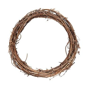 Imagem de ZJchao Anel de Guirlanda de Videira Tecido à Mão Decoração Rústica de Fazenda Faça você Mesmo Kit de Confecção de Guirlanda para Peças Centrais de Parede de Porta Material de Decoração (02)