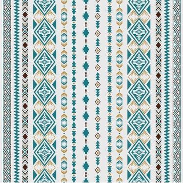 Imagem de Tyrot Jogo de cama com edredom asteca com 2 fronhas para todas as estações, turquesa, tamanho queen