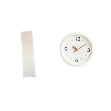 Imagem de Whtkoph Abajur Moderno com Relógio de Parede para Sala de Estar, Escritório em Casa Ou Sala de Estudos. Numerado E Silencioso.