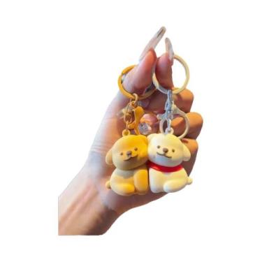 Imagem de Chaveiro Magnético De Casal Em Forma De Cachorrinho, Joia Bonita E Atr
