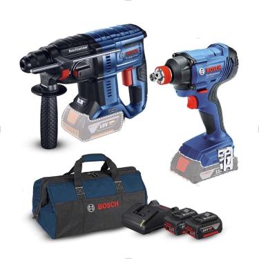 Imagem de Martelete Gbh 180Li E Chave Impacto + 2 Baterias+Bolsa Bosch