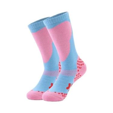 Imagem de Meias Térmicas Infantis De Algodão Mais Grossas E Quentes Para Esporte