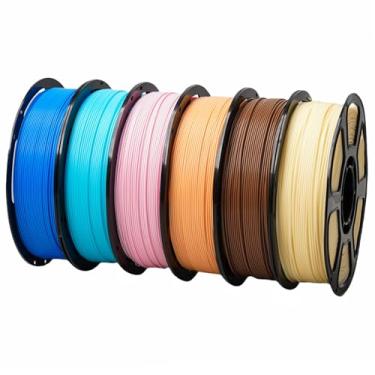 Imagem de YSJOMJHYS Pacote de filamento PLA Plus de 6 kg, pacote de filamentos PLA Plus para impressora 3D, precisão dimensional +/- 0,02 mm, embalado individualmente a vácuo, conjunto de filamentos PLA+ de