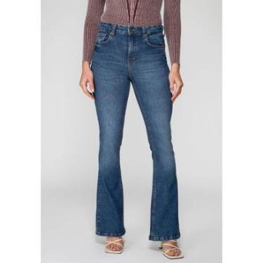 Imagem de Calça Jeans High Flare Azul-Feminino