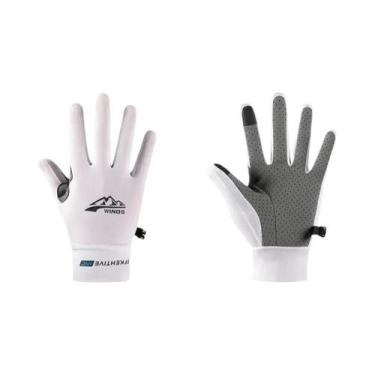 Imagem de Luvas Esportivas De Proteção Solar Antiderrapantes De Dedo Inteiro Em 