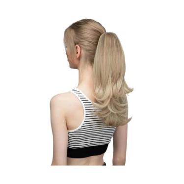 Imagem de Extensões De Cabelo Sintético Em Rabo De Cavalo Com Clipe De 14 Polega