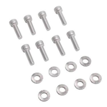 Imagem de Cryfokt Conjunto de Parafusos do Coletor de Escape de Aço Inoxidável Premium para Ski-Doo 600 800, Resistente à Ferrugem e Fácil Instalação, 16 Unidades para Proprietários de Ski-Doo