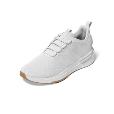 Imagem de adidas Tênis masculino Racer TR23, Calçado branco/branco/chiclete 3, 42