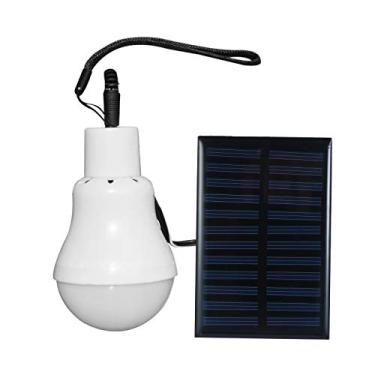 Imagem de Lâmpada LED com Energia Solar Painel Design de Corda Suspensa IP44 Bateria 800mAh Portátil para Pesca Caminhada Acampamento Uso Emergencial Indoor