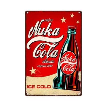 Imagem de Escultura De Metal Retro Nuka Cola Para Bar, Pub, Man Cave, Fãs De Fal