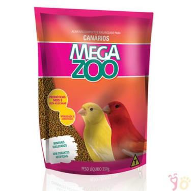 Imagem de Ração Megazoo Extrusada para Canários - 350 g