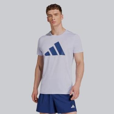 Imagem de Camiseta Adidas Run It Lilás-Masculino