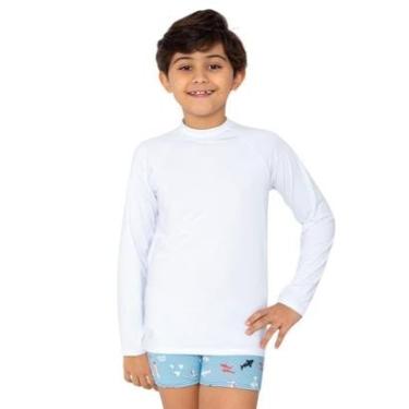 Imagem de Camiseta Infantil Proteção Solar UV 50+ Unissex Manga longa Segunda Pele Termica-Unissex