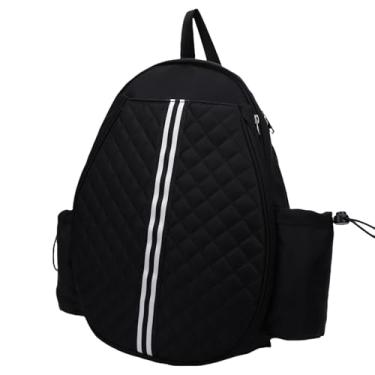 Imagem de SUNGOOYUE Bolsa para Raquete de Tênis, Mochila de Poliéster para Tênis Com Compartimento úmido Independente e Bolsos Laterais, para Homens e Mulheres Segurar Raquetes e Acessórios