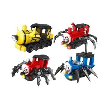 Imagem de Figuras De Monstros De Trem Aranha Demônio, Blocos De Montar, Choo-Cho