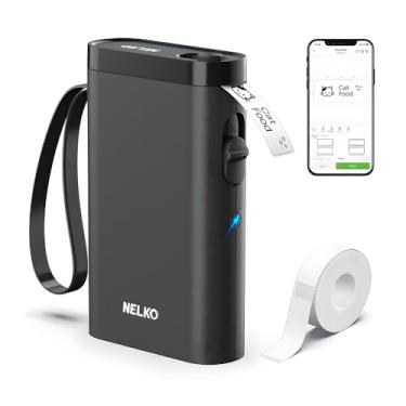 Imagem de P21 Impressora De Etiquetas BT Portátil Sem Fio Para Celular. Máquina Etiquetadora Térmica Recarregável Com Fita Para Casa, Escritório E Organização Geral.