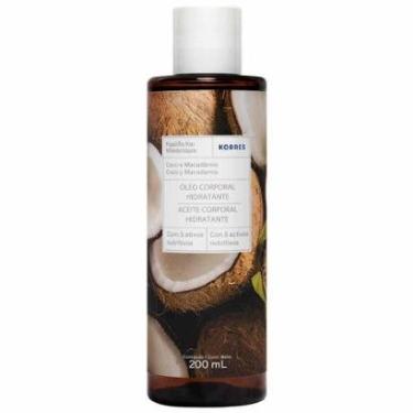 Imagem de Óleo Desodorante Corporal de Banho Korres Coco e Macadamia 200ml-Unissex
