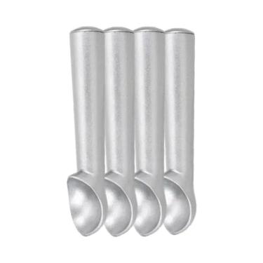 Imagem de Kit 4 Colher De Sorvete Bola Em Aço Inox