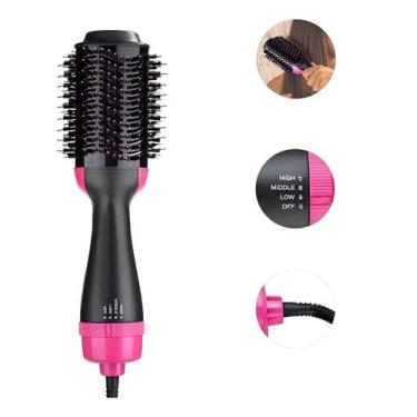 Imagem de Escova Secadora Premium Profissional Seca Alisa Modela 220v - KLX Qual