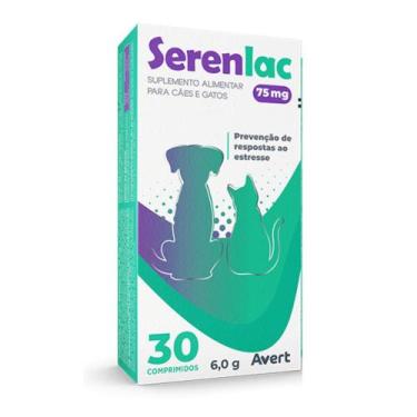 Imagem de Suplemento Alimentar Cães E Gatos Serenlac 75Mg Avert