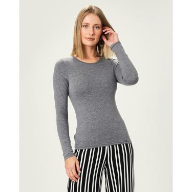 Imagem de Camiseta Malwee Básica Manga Longa Feminina-Feminino