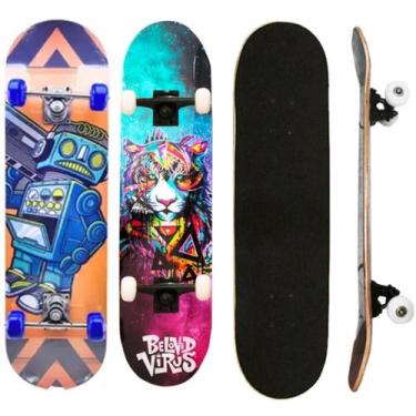 Imagem de Skate Infantil Juvenil Profissional Menina Menino Xtreme Top - Funs