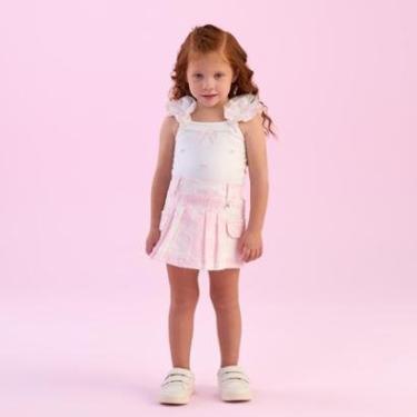 Imagem de Conjunto Infantil Menina Blusa/Saia Tie-Dye Petit Cherie-Feminino