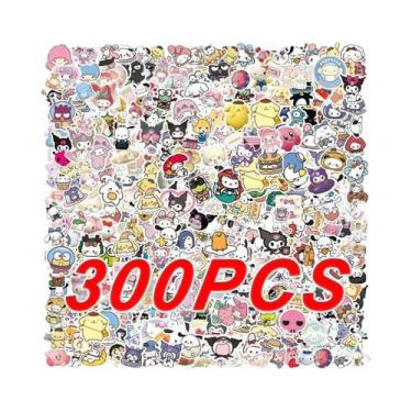 Imagem de Adesivos Impermeáveis Kawaii Sanrio Kuromi Hello Kitty Melody 103/200/