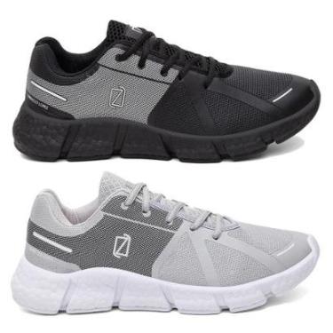 Imagem de Kit 2 Tênis Masculino Esporte Super Leve Para Caminhada Corrida e Treino-Masculino