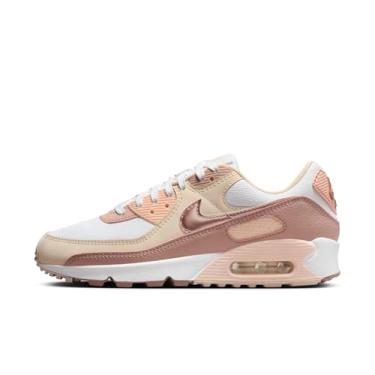 Imagem de Nike Tênis feminino Air Max 90 NN PRM (branco/coral lavado/rosa partícula), Branco/coral lavado/rosa partícula, 34