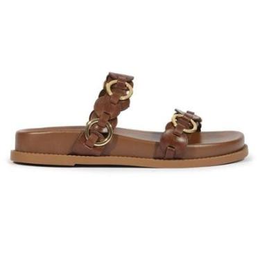 Imagem de Sandália Papete Selina Sporty Couro Lançamento Schutz-Feminino