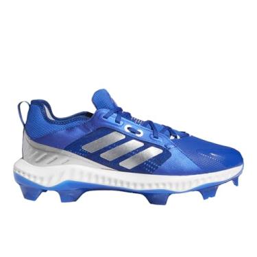 Imagem de Adidas Tênis de beisebol feminino EG5634, preto/prata/branco, Team Royal Blue/Prata Metálico/Calçado Branco, 43