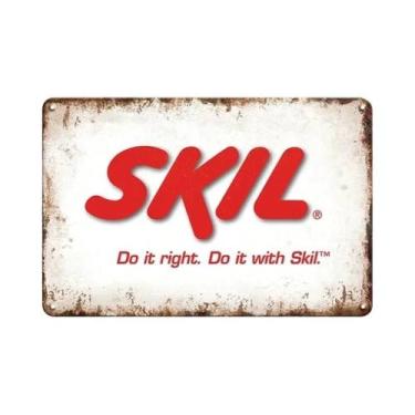 Imagem de Placa De Metal Retrô Vintage Da Marca Stihl Para Decoração De Parede E