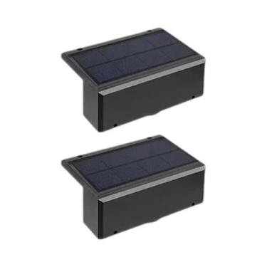 Imagem de Luzes De Parede LED Solares Para Exterior, Lâmpadas Sem Fio À Prova d'