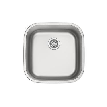 Imagem de Cuba de Embutir Tramontina em Aço Inox Acetinado 40x40 Cm