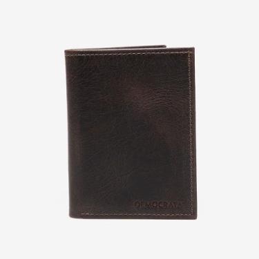 Imagem de Carteira Metropolitan Em Couro Café - Democrata
