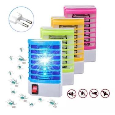 Imagem de Repelente Eletrônico Armadilha Mata Mosquitos e Pernilongos  Luminária