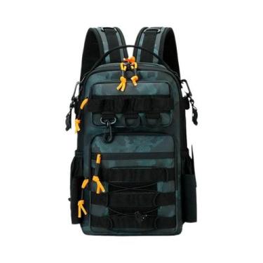 Imagem de Mochila Tática Masculina Para Pesca Com Suporte Para Vara, Bolsa Espor