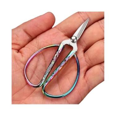 Imagem de Tesoura De Costura Vintage Retrô Em Aço Inoxidável Durável Para Tecido