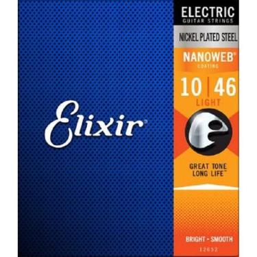 Imagem de Encordoamento 010 Light Para Guitarra Elixir