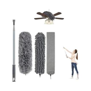 Imagem de Conjunto De Espanador De Penas Extensível 4 Peças Leve E Telescópico P