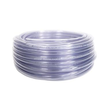 Imagem de Mangueira Siliconada Cristal Reforçada Com Bitola 5/16" E Espessura De 1,3mm Durín
