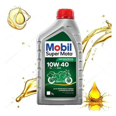 Imagem de Óleo Mobil Moto 10W40 Semi Sintético 4 Tempos