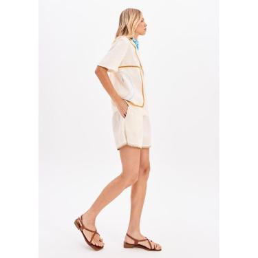 Imagem de Short Com Linho Smiley-Feminino