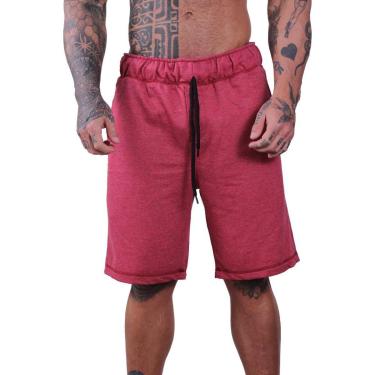 Imagem de Bermuda MXD Conceito Moletom Slim Mesclados Cores Originais Masculina-Masculino