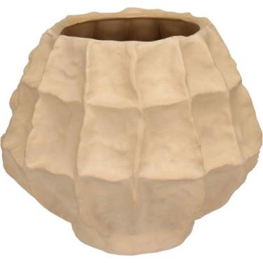 Imagem de VASO DECORATIVO ENFEITE CASA HOME&CO CERÂMICA 21x25x25cm BEGE