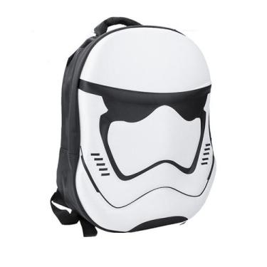 Imagem de Mochila Storm Trooper Kids School Nylon com impressão 3D 31x14x40cm - 