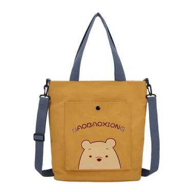 Imagem de Sacola de lona Cute Bear Anime Fans Gift, bolsa de ombro - Yiweisai