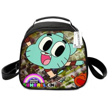 Imagem de Lancheira, bolsa térmica, bolsa de bento portátil Anime Gumballs - yiw